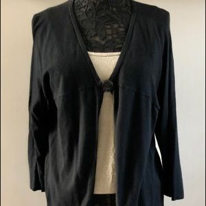 Jones sport one button knit sweater